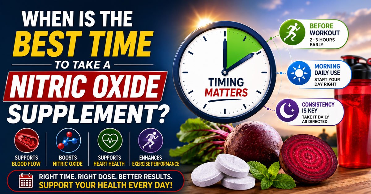 When Is the Best Time to Take a Nitric Oxide Supplement