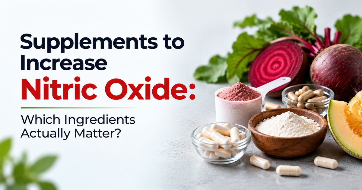Supplements to Increase Nitric Oxide: Which Ingredients Actually Matter?